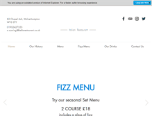 Tablet Screenshot of bellarestaurant.co.uk